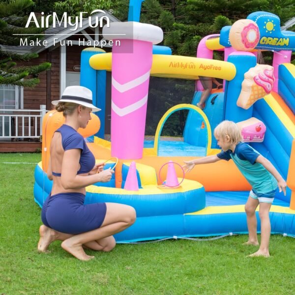 ⁦מתנפח ממתקים עם מגלשה למכירה⁩ – תמונה ⁦5⁩