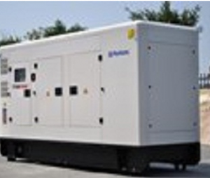 a white box with black wheels